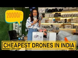 CHEAPEST DRONES IN INDIA starting at 20,000/- Rs only || RiderGirl Vishakha🇮🇳