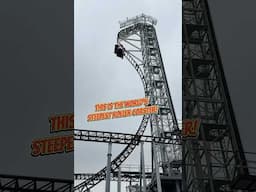Takabisha is currently the World’s Steepest Roller Coaster! #rollercoaster #themepark #amusementpark