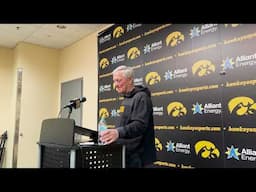 Kirk Ferentz discusses Iowa football's progress after 2025 spring practices