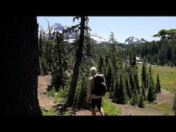 Silent Hiking the Three Sisters Loop in Oregon