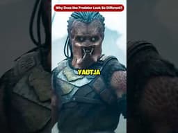 Why Does the Yautja Look So Different in Predator Badlands? #Shorts #Viral #Facehugger