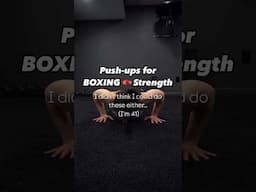 😉😱🥵 If you think 40+ means slowing down—watch this!  BOXING 🥊 STRENGTH #boxingfit  #pushups
