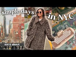 cozy march days in NYC | defrosting from winter lol 🌱✨