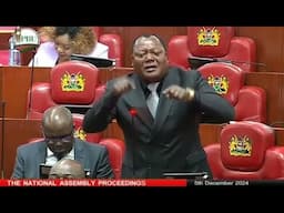 TOTAL SHUTDOWN IN PARLIAMENT!! Mp Wanjala calshes live with Cs Mudavadi over tough quizs