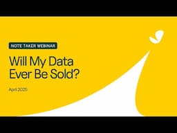 How will we be guaranteed data won't be sold to other providers?