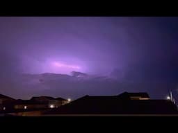 1 Hour of Huge Thunderstorm over Austin Texas