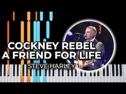 Cockney Rebel A Friend For Life - Steve Harley (Piano Tutorial)