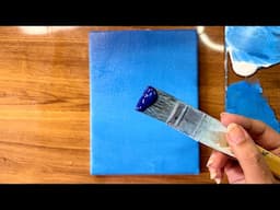 City Lights painting / Acrylic Painting Tutorial for Beginners