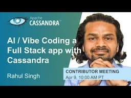Apache Cassandra Contributor Meeting | April 9, 2025