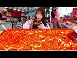 축제 길거리음식 털러 갔습니다😂 떡볶이와 닭꼬치 비빔밥 핫도그 먹방