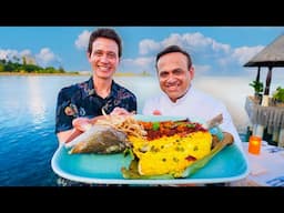 I Tried Indian Food in Paradise!! (Maldives)