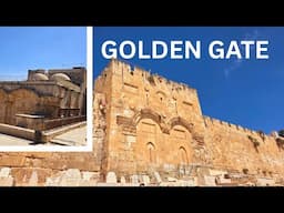 Golden Gate / Eastern Gate.  Is the gate of the Messiah open or cracking? Tour the Temple Mount