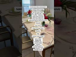 Passover Seder Table Checklist! #passover #pesach #jewish