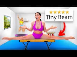 I Tested the Tiniest Gymnastics Equipment!