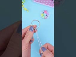 Mom Gift Idea 🌈💖 #diy #keychain #mothersday #art #shorts #youtubeshorts