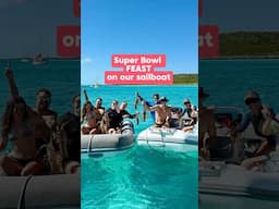 No booing here! #superbowl #boatlife #spearfishing #lobster #sailing #gathering #sailingfamily