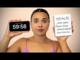 Reset YOUR Life in 60 Minutes | Clean, Declutter, Organize With Me ✨