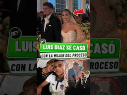 Así fue el romántico matrimonio de Luis Díaz y Geraldine Ponce
