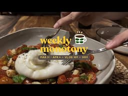 Weekly Monotony - playing with camera filters, fireworks 🎇, buratta quest!