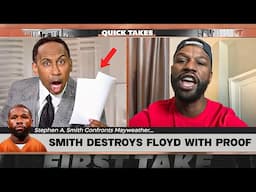 Stephen A. Smith EXPOSED Floyd Mayweather’s Hidden Court Papers On LIVE TV
