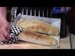 Homemade Calzone From Leftover Pizza Party Ingredients