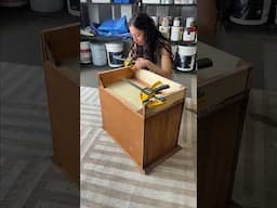 Watch us make this $1,000 nightstand for only $50—DIY dreams do come true! 🪄🛠️ #FlipIt