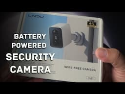 Battery Operated Smart Camera? | LNDU CL01 Wire-Free Camera Unboxing And Review