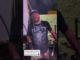 I grill up 150lbs of MEAT for Fluffy's Super Bowl Party!