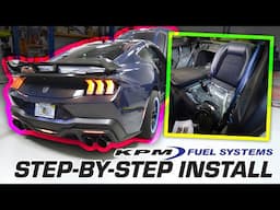 KPM Fuel System Installation on our Supercharged 2024 Mustang Dark Horse