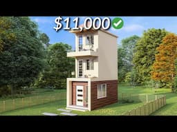 3 storey Tiny House | (3x6 Meters) | Small 2 Bedrooms | Small House Design Ideas
