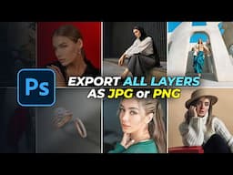 1-Minute Photoshop Tip - Export Multiple Layers as JPG, PNG in Photoshop