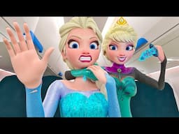Elsa Frozen - Fight In a Plane Animation!