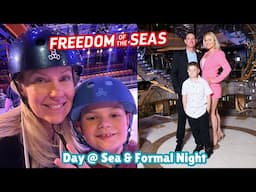 FREEDOM OF THE SEAS Day at Sea: Ice Skating, Duck Exchange & Formal Night