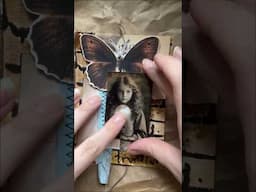 A vintage mixed-media project with Liquid Acrylics #finnabairproducts