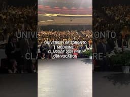 UofT Medicine Class of 2025 Pre-Convocation #graduation #uoft