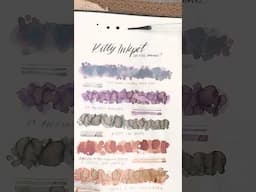 these fountain pen inks are incredible! · Kitty InkPot Sample Swatch Party