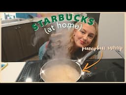Making The Best Starbucks Fall Drinks (vegan)