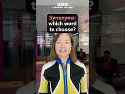Synonyms: which word to choose?