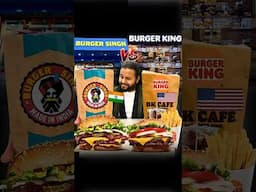 Burger King Vs Burger Singh Who is Better #shorts #viralshorts #trending