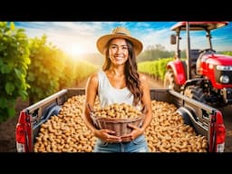 How MILLIONS of Tons of Cashews Are Harvested & Processed!