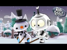 Rob's Mood Puck-ed Up in the Snow!  | Rob The Robot | Preschool Learning