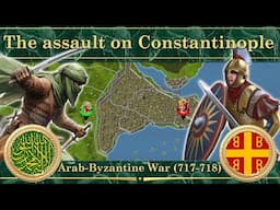 The assault on Constantinople. Arab-Byzantine War (717-718)