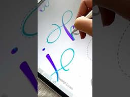 Calligraphy Alphabet With Flourishes #calligraphy #asmrvideo