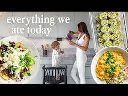A day of plant based family meals