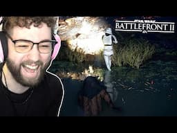 I am bad at STAR WARS BATTLEFRONT 2 so I became a full time EWOK