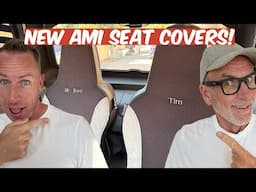 We Got New Seat Covers For Our Citroen Ami! 🚙🇮🇹