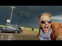 Tornado Chase in the Texas Plains (Car Destroyed)