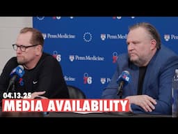 Philadelphia 76ers Exit Interviews | Coach Nurse and Daryl Morey | 04.13.25