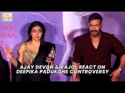Ajay Devgn & Kajol Speak Out on Deepika Padukone Sudden Exit from Prabhas Movie | Full Video