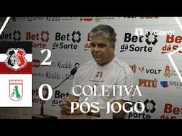 TV Coral - Coletiva pós-jogo com Marcelo Cabo - Santa Cruz 2x0 Sousa - Série D 2025